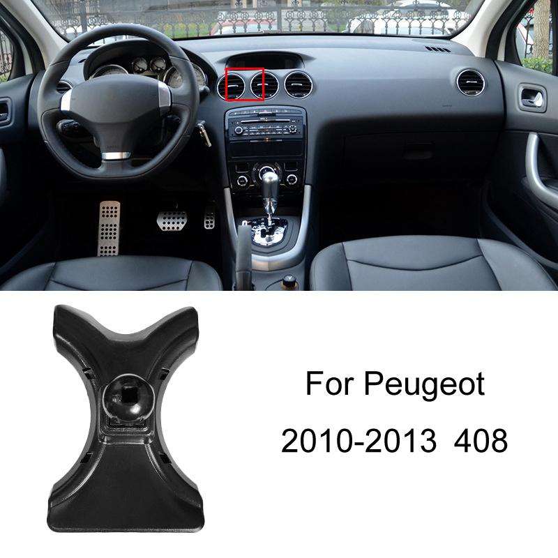 For Peugeot Car-mounted Special Mobile Phone Navigation Bracket Base, Model: 10-13 408