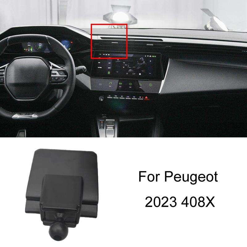 For Peugeot Car-mounted Special Mobile Phone Navigation Bracket Base, Model: 23 408X