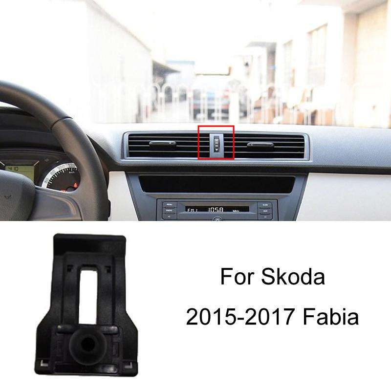 For Skoda Car Special Mobile Phone Navigation Bracket Base, Model: 15-17 Fabia