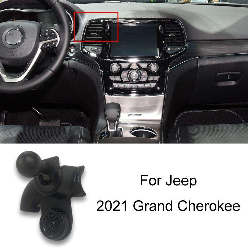 For Jeep Car Special Mobile Phone Navigation Bracket Base, Model: 21 Grand Cherokee