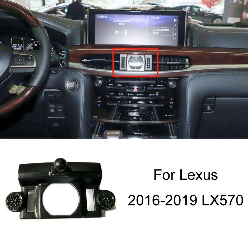 For Lexus Car Special Mobile Phone Navigation Bracket Base, Model: 16-19 LX570
