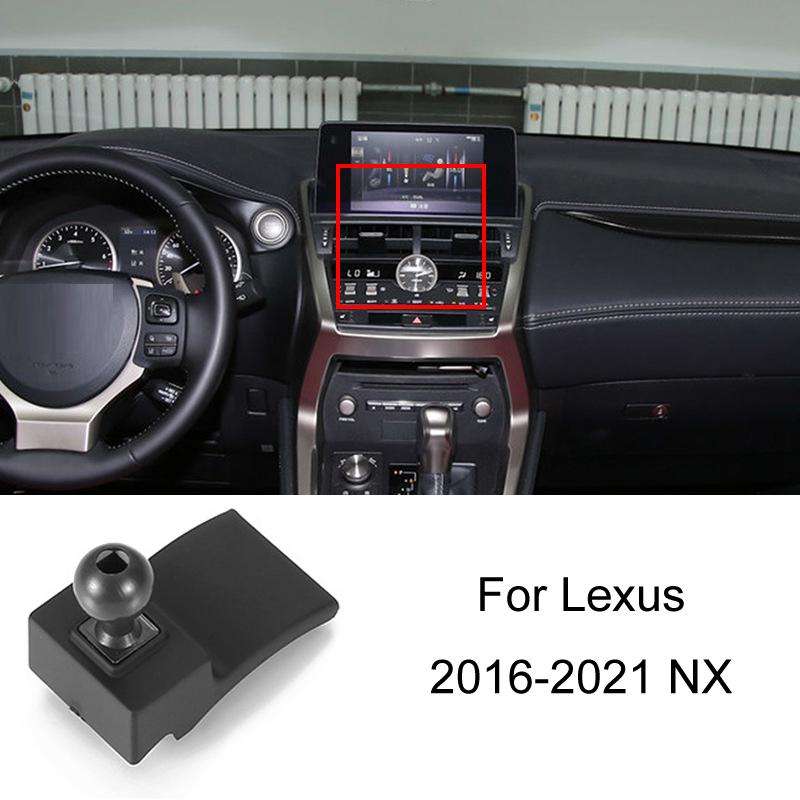 For Lexus Car Special Mobile Phone Navigation Bracket Base, Model: 16-21 NX