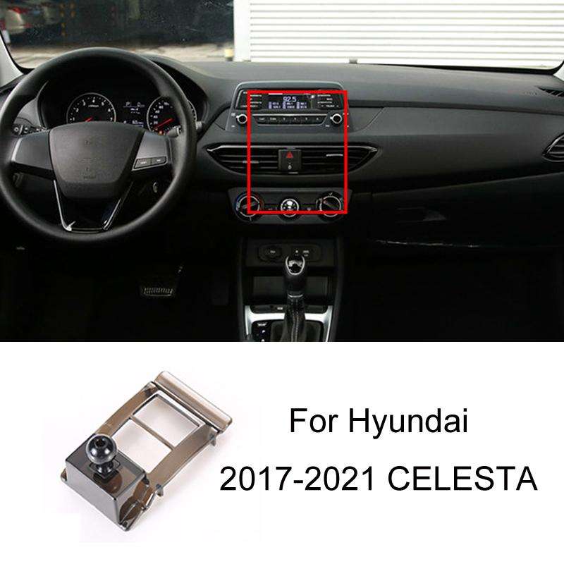 For Hyundai Car Special Mobile Navigation Bracket Base, Model: 17-21 CELESTA