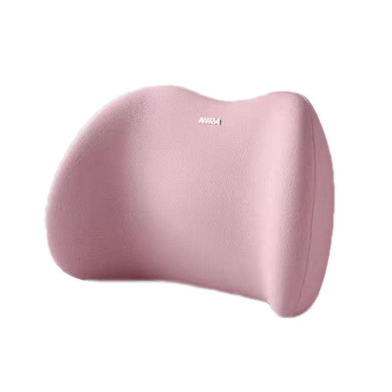 Car Mmemory Foam Support Driving Cushion, Color: Pink Lumbar Support