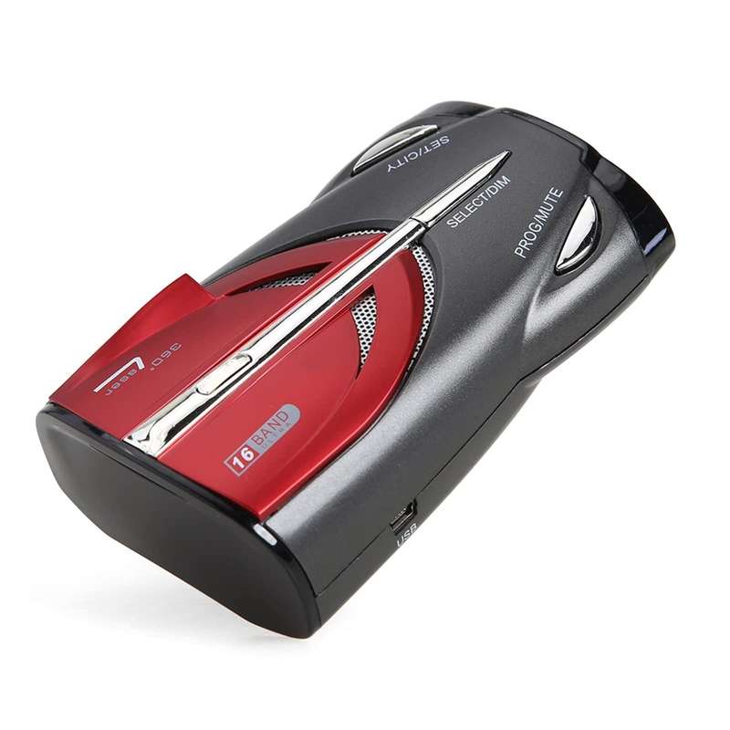 Car Radar Speed Detector Car Laser Enhanced Electronic Dog, Support English / Russian