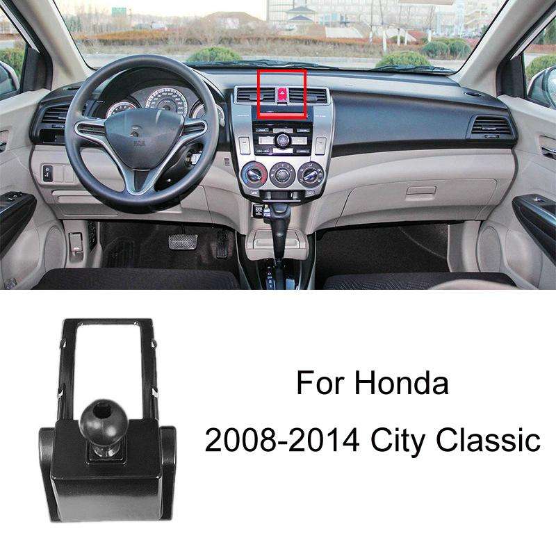 For Honda Left-hand Drive Car-Mounted Mobile Phone Navigation Holder Base, Model: 08-14 City Classic