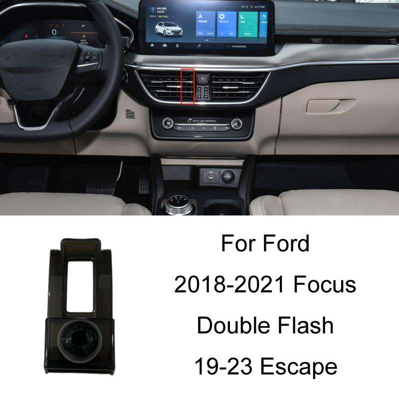 For Ford Car Special Mobile Phone Navigation Bracket Base, Model: 18-21 Focus Double Flash/19-23 Esc
