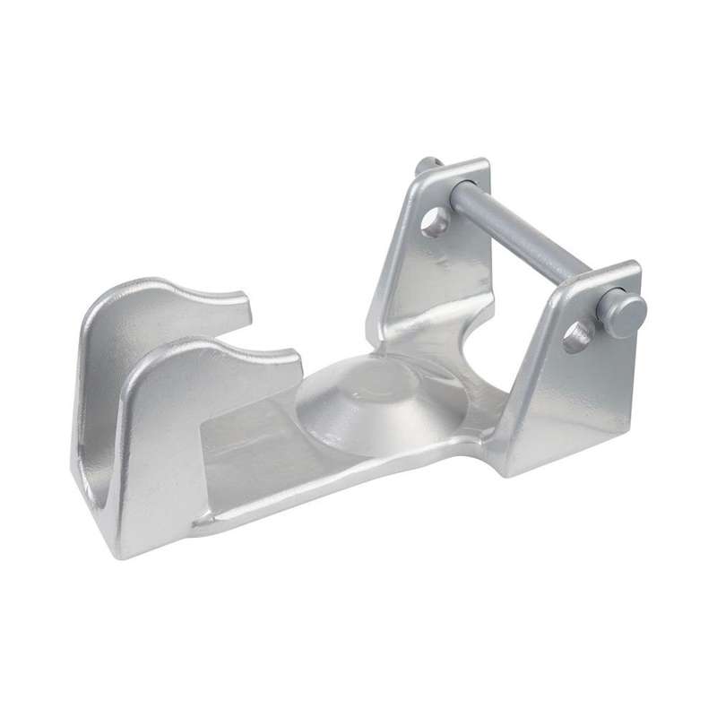 Coupler Gooseneck Hitch Trailer Lock For Heavy Trailer Transporter RV, Color: Silver Without Lock