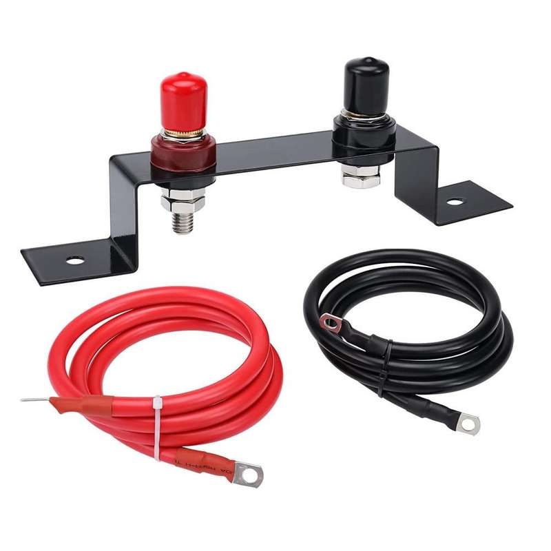 Battery Jump Starter Pure Copper Remote Battery Terminal Mounting Bracket, Specifications: 6AWG