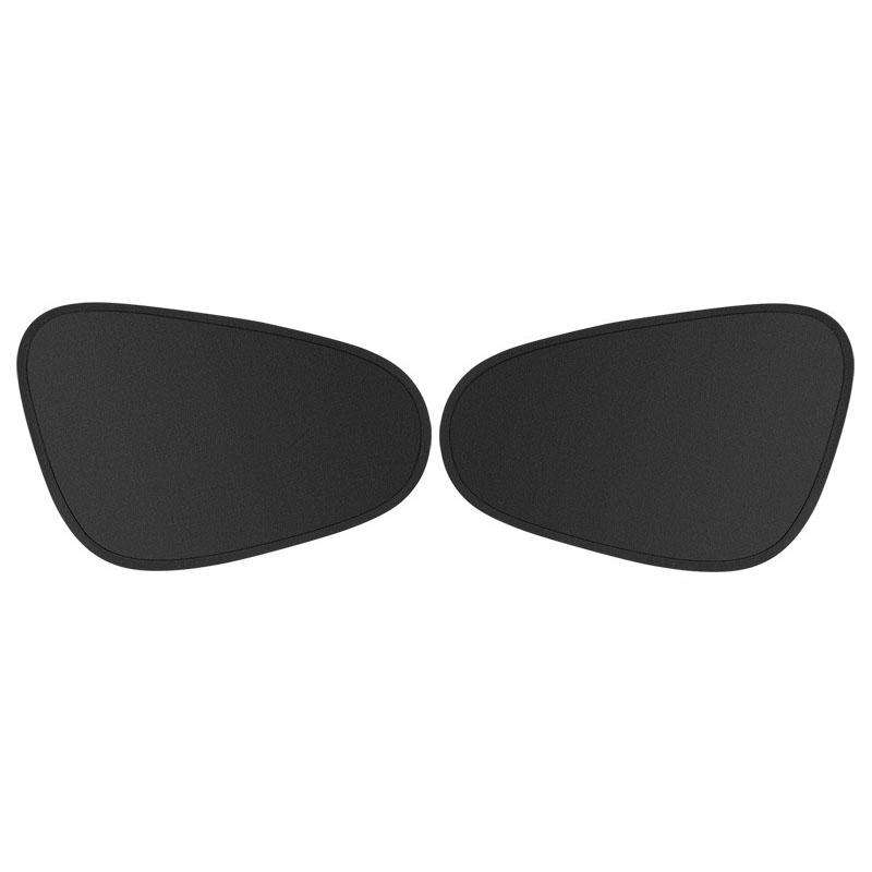 1pair Car Quick Installation Static Film Adsorption Opaque Window Sunshade, Style: Front(Black)