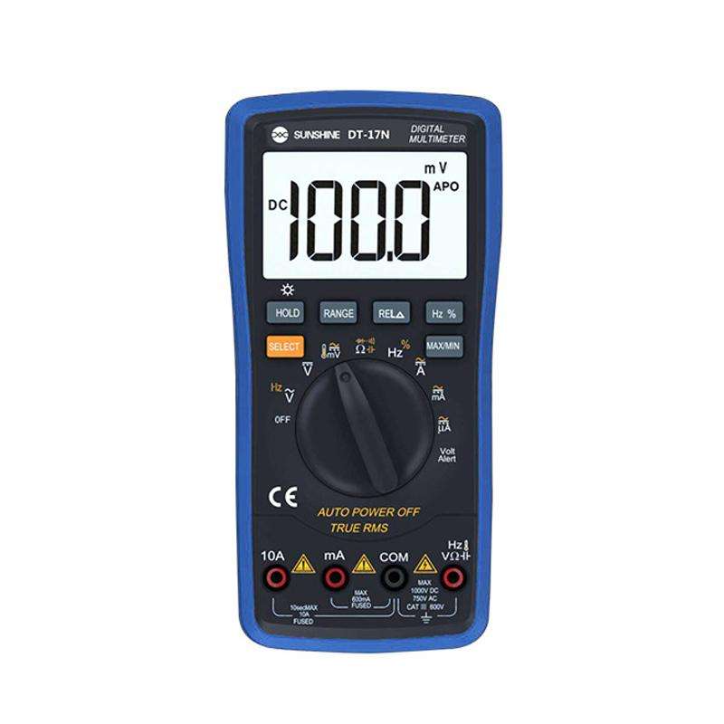 SUNSHINE DT-17N Auto Range Digital Multimeter LCD Display Tester Pen High Precision Measurement Of C