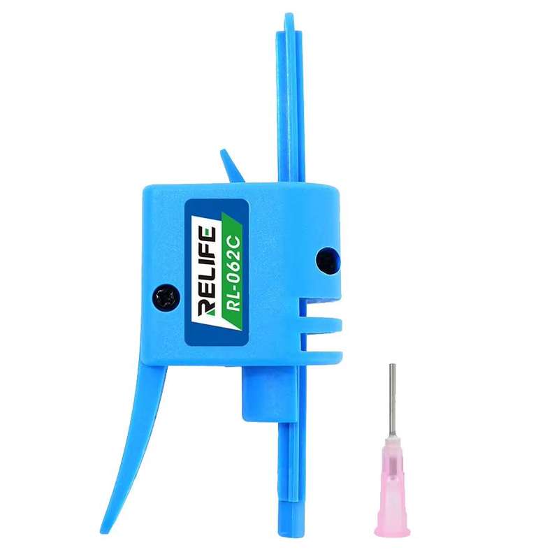 RELIFE RL-062C 3-5CC Manual Glue Tapper Cell Phone Repair Motherboard Soldering Oil Syringe Booster