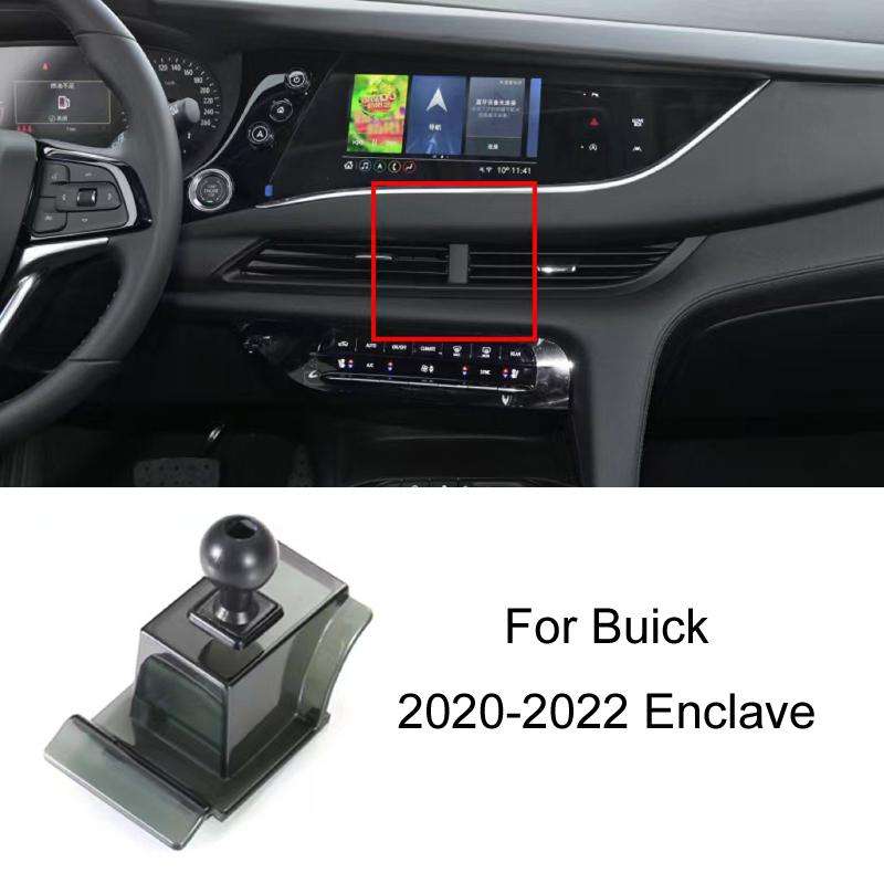 For Buick Car Special Mobile Phone Navigation Bracket Base, Model: 20-22 Enclave