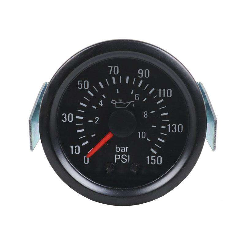 Car Modification Instrument Dual Scale Direct Sensor Oil Pressure Gauge