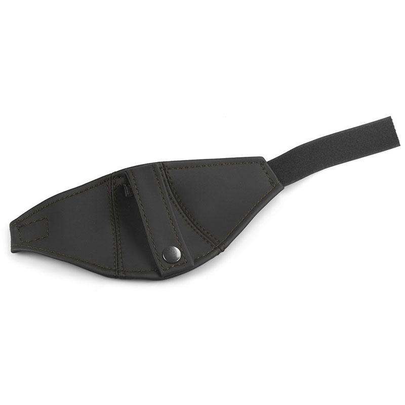 Car Seat Safety Belt Buckle Racing Car Seat Belt Limiter Guard(Leather Black Line)