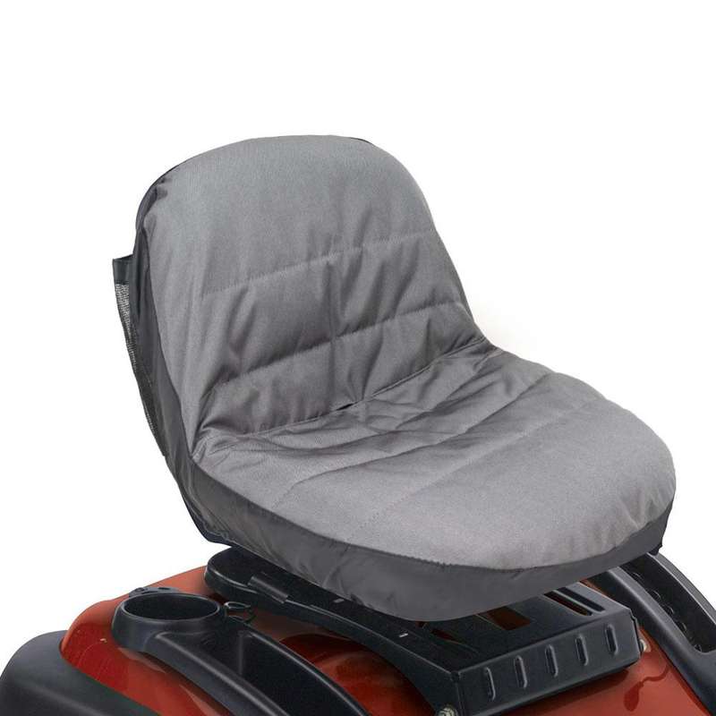 50x35x40cm Tractor Lawn Mower Oxford Cloth Seat Cover(Gray)