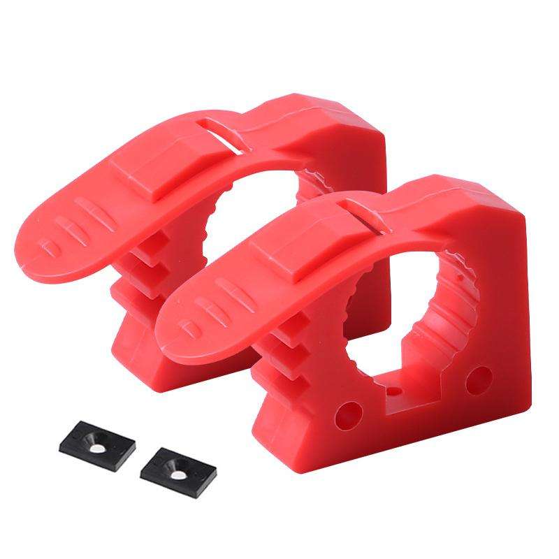 2pcs Outdoor Quick-Release Rubber Clamp Shovel Fixing Clip For Off-road Vehicle Luggage Rack Mountin