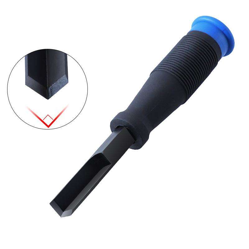 RUITOOL Woodworking 90 Degree Right Angle Chisel Slotting Chisel Notch Hinge Carving Tool(8mm Red)