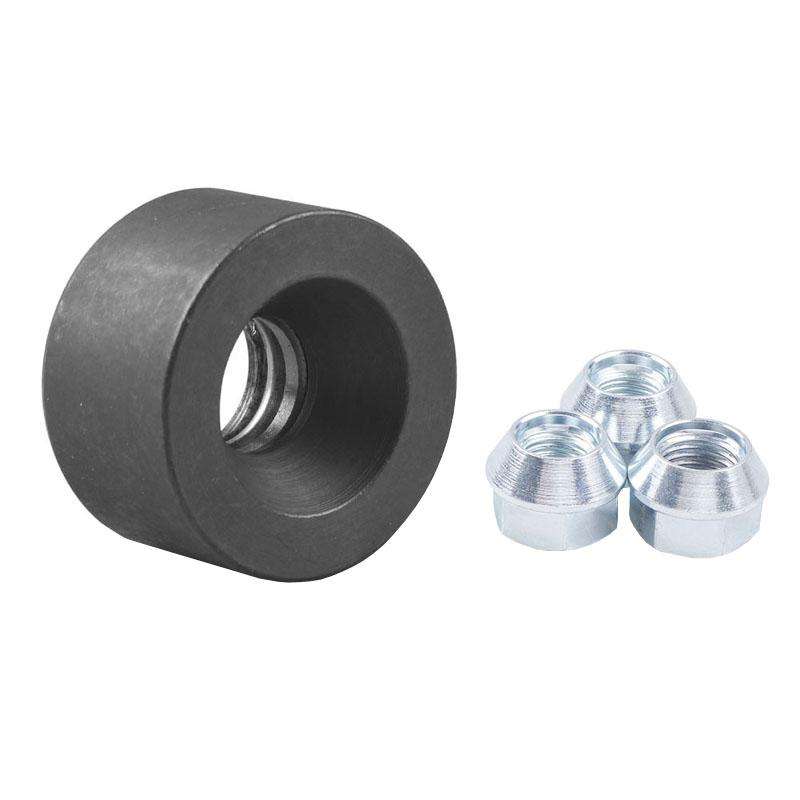 22800 Wheel Bolt Installer For Most Cars And Light Trucks, Style: Black With 3 Nuts