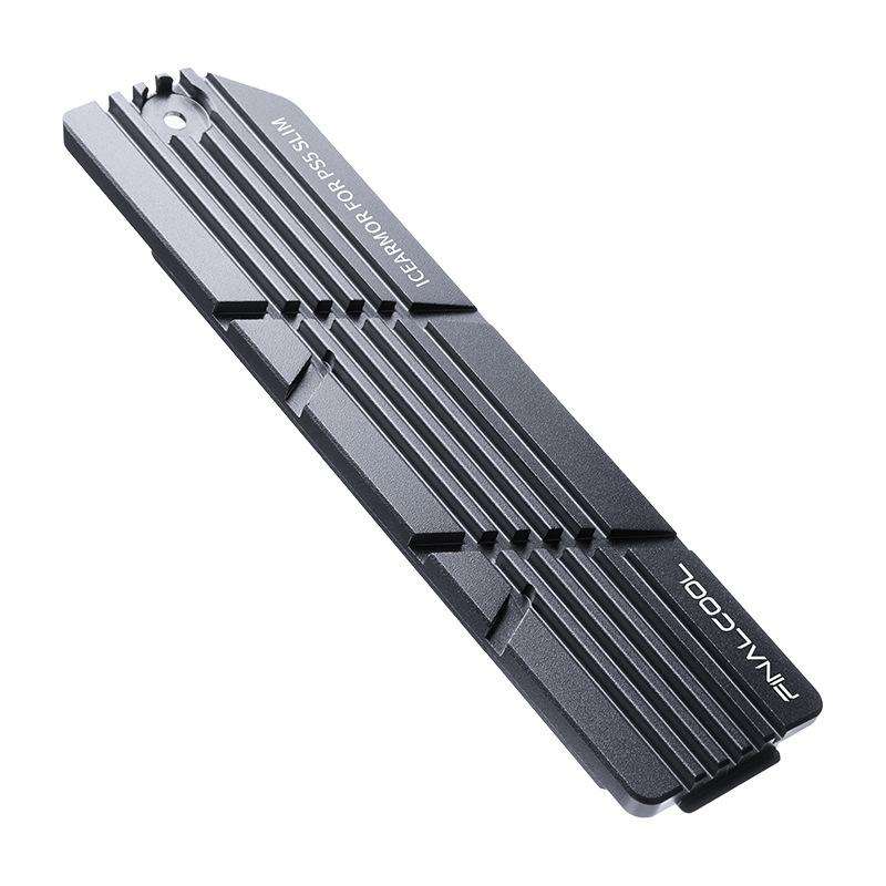 For PS5 Slim / Pro FinalCool M.2 2280 NVME SSD Radiator Integrated Aluminum Alloy Heatsink(Silver)