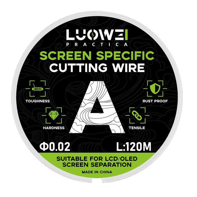 LUOWEI 120M Cell Phone LCD Screen Separation Line High Hardness Cutting Diamond Wire, Spec: A 0.02mm