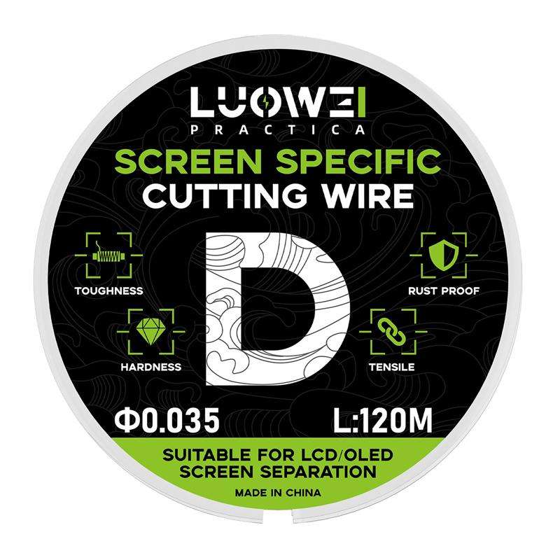LUOWEI 120M Cell Phone LCD Screen Separation Line High Hardness Cutting Diamond Wire, Spec: D 0.035m