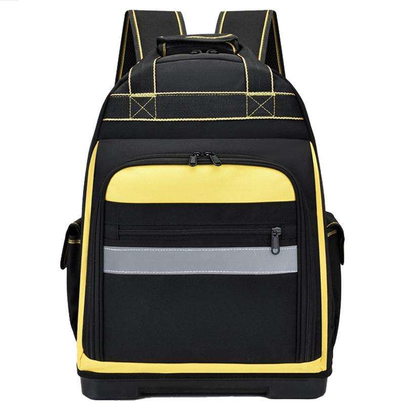 Multifunctional Oxford Cloth Tool Shoulder Bag Electrician Bag(Black)