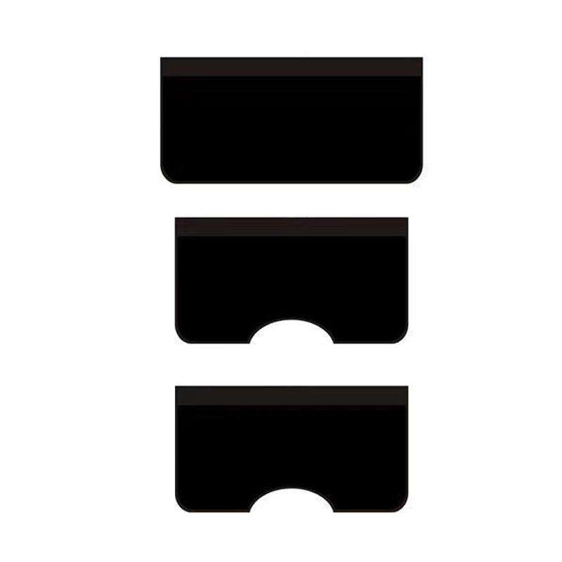 3pcs /Set Car Repair Fender Maintenance Washed Leather Protective Pad, Size: Large(Black)