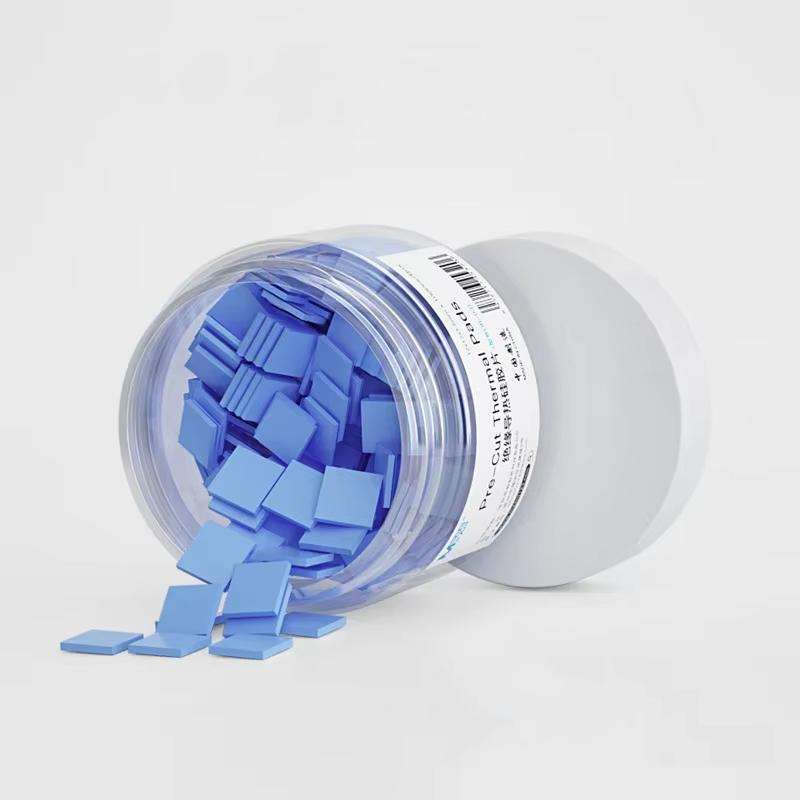 MaAnt DR-03 100pcs /Box Insulating Thermal Conductive Silicone Spacer CPU Thermal Spacer(Blue)