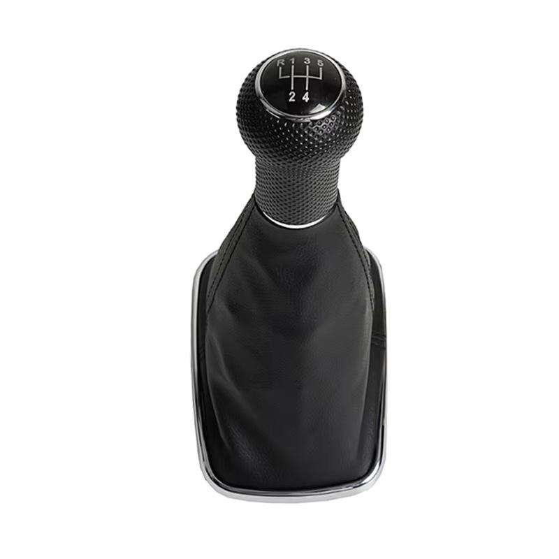 For Volkswagen Golf MK4 Gear Lever Hand Ball, Caliber: 12mm(Electroplating Black Line 5 Speed)