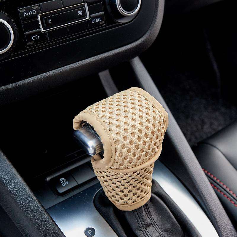 Universal Car Gearshift Cover Interior Accessories, Color: T-type Beige