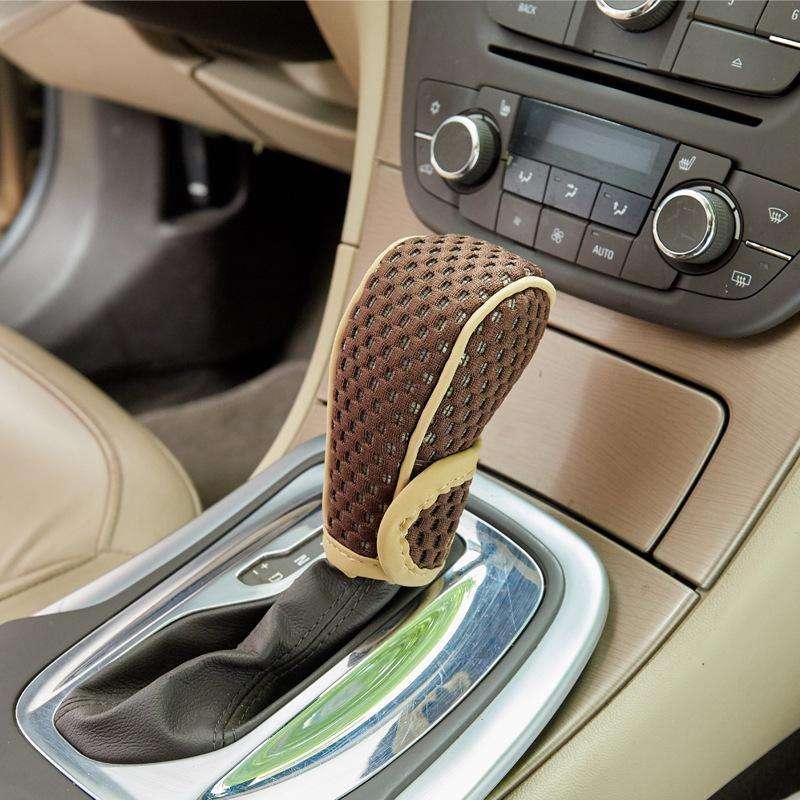 Universal Car Gearshift Cover Interior Accessories, Color: Automatic Transmission Coffee