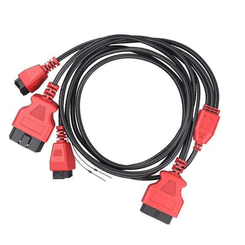 Xtool FCA 12+8 Connector Cable Adapter For Chry(Black Red)