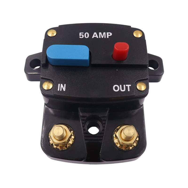 50A Car Audio Recovery Fuse Switch Current Short Circuit Overload Protection Circuit Breaker