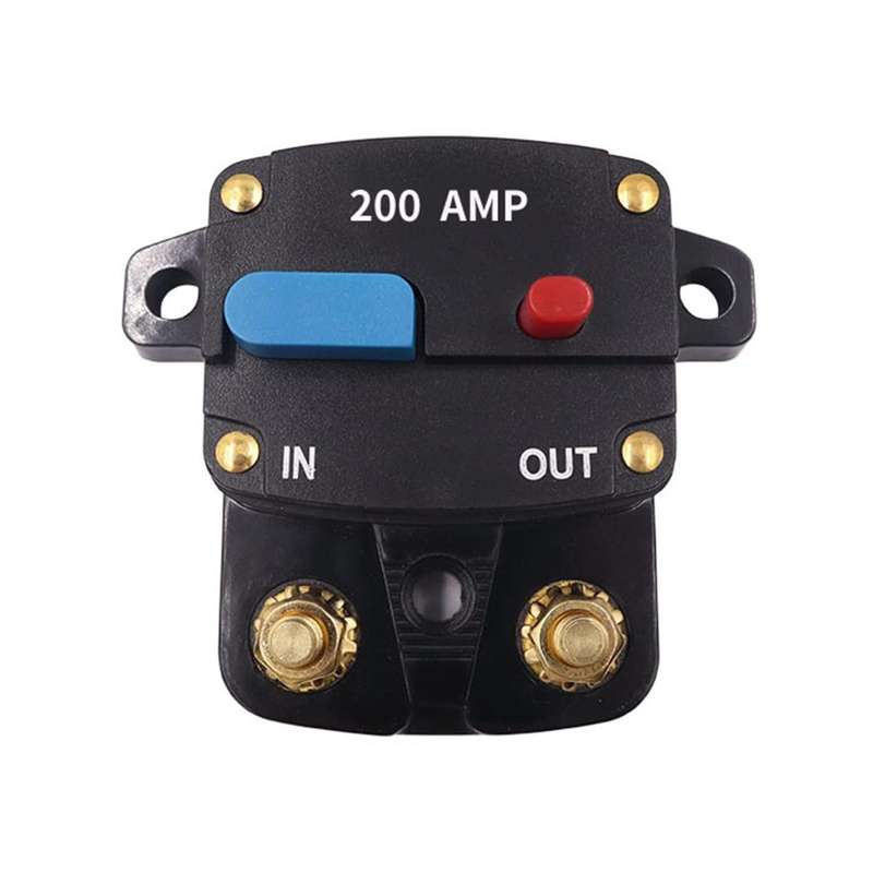 200A Car Audio Recovery Fuse Switch Current Short Circuit Overload Protection Circuit Breaker