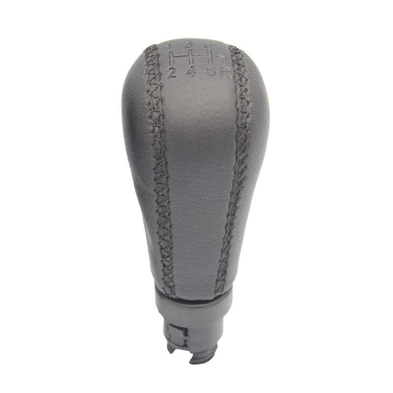 For Volvo S60 / S80 / V70 II / XC70 II Car Gear Knob Shift Hand Ball, Size: 6 Speed(Black Leather)