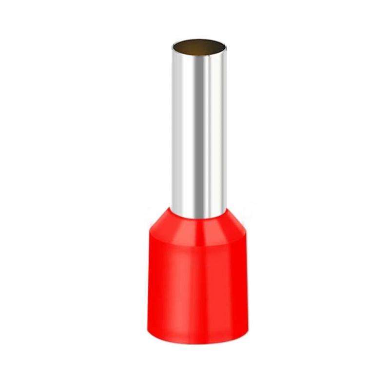 1000pcs /Pack Tube Type Cold Pressed Terminal SV RV Copper Terminal Head, Random Color Delivery, Mod