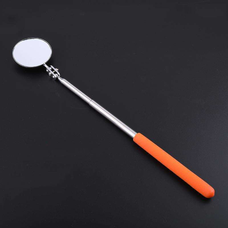 Stainless Steel Universal Rotating Telescopic Folding Viewfinder, Spec: Orange 50mm
