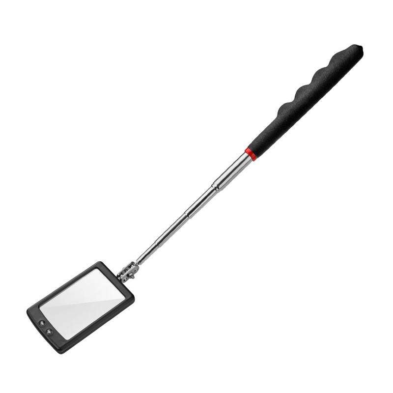Stainless Steel Universal Rotating Telescopic Folding Viewfinder, Spec: Square with Light 65x40mm