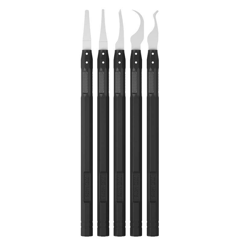 MaAnt M075 5pcs /Set Cell Phone Repair Rework Blade Pry Knife Motherboard Scraping Cutting Degumming
