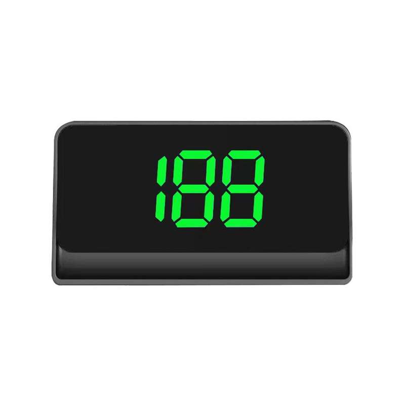 W1 Car HUD Head-up Display GPS Speedometer Speed Display, Spec: MPH(Green)