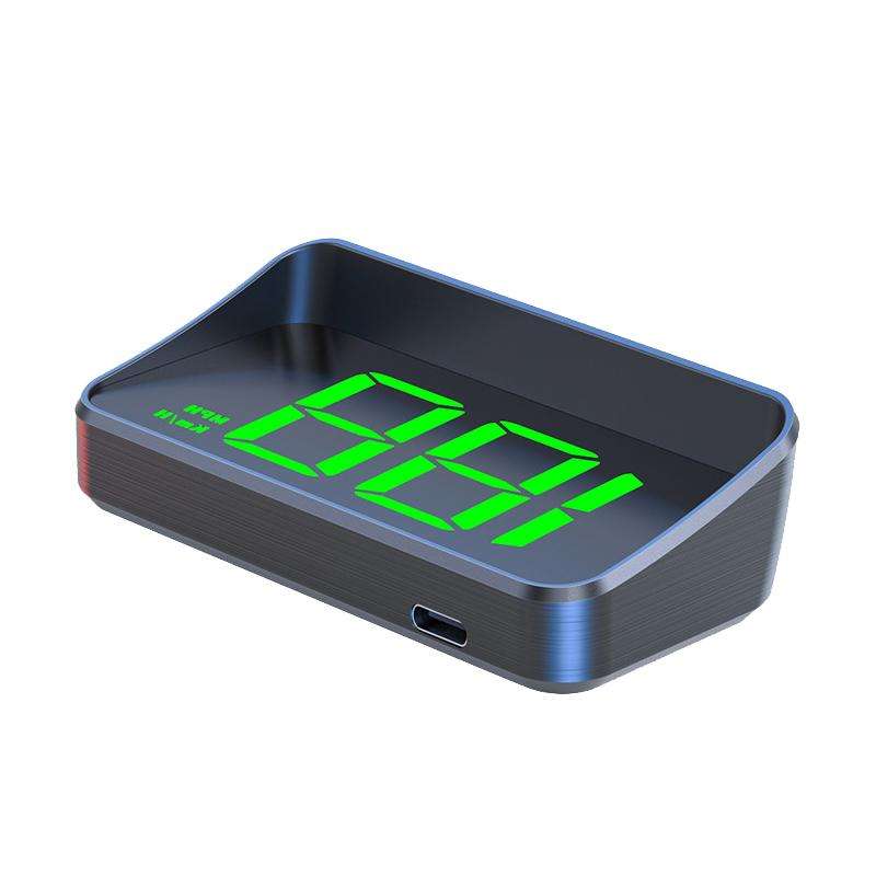 M2 Universal Cars HUD Head-up Display GPS HD Speedometer, Spec: MPH(Green)