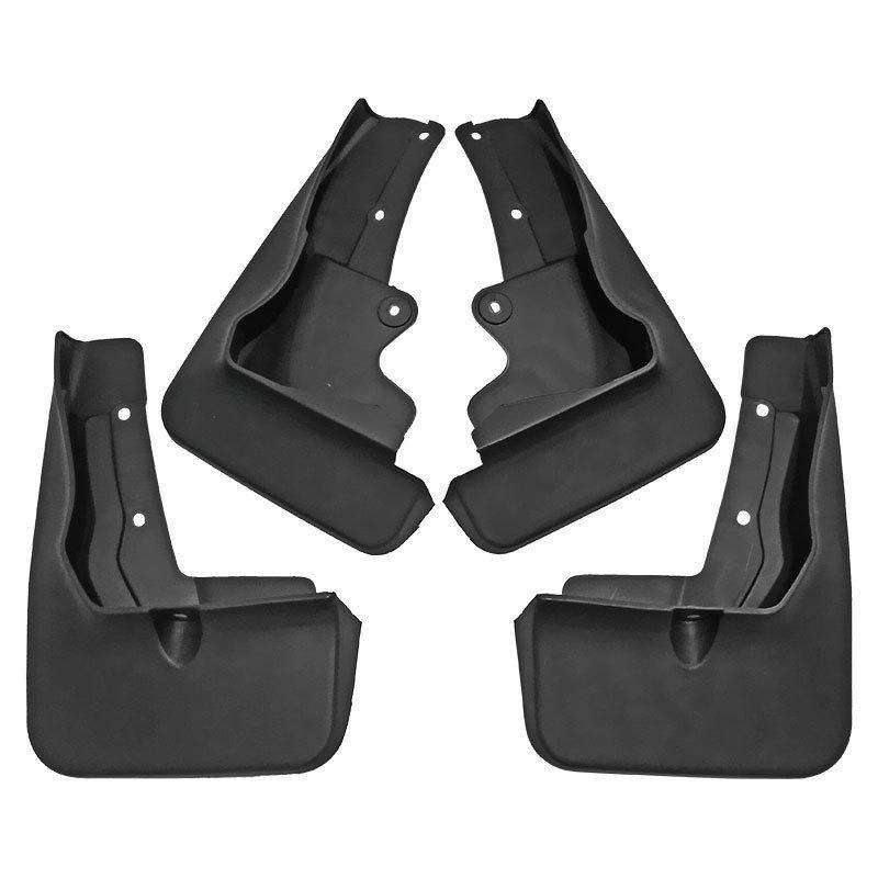 For Mitsubishi ASX Car Tire Soft Rubber Mudguard(Black)