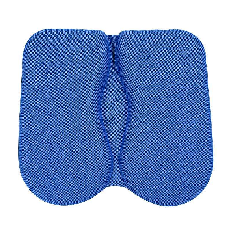 45x42x3.5cm Car Honeycomb Gel Seat Cushion Breathable Ice Silk Cushion(Blue)