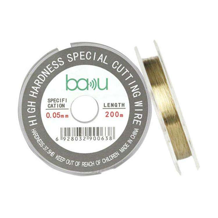 BAKU 0.05mm 200m/329ft Carbon Steel Screen Separator Cutting Wire for Smartphone & Tablet LCD Screen