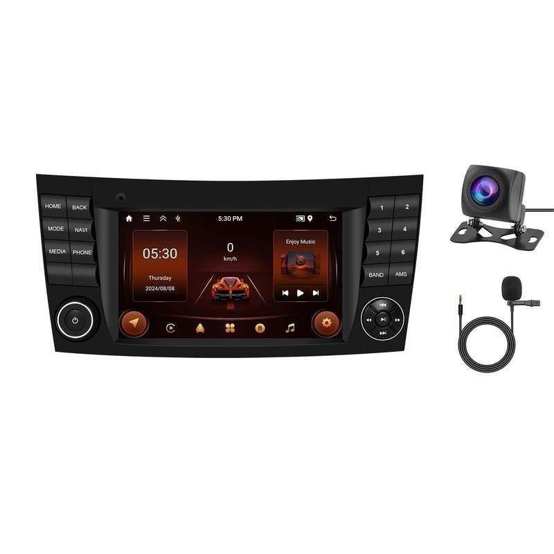 7 inch Horizontal Screen 2+64G Bluetooth Car Player Carplay Car Center Control Integrated Machine Fo
