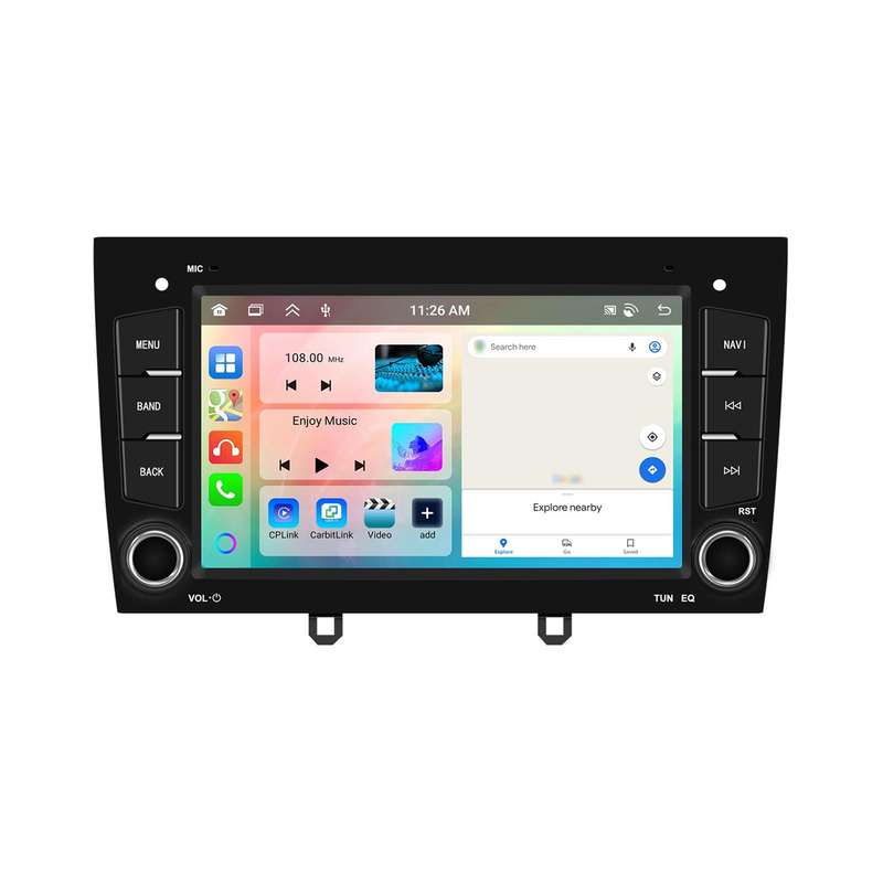 For Peugeot 408 7 inch Horizontal Screen Carplay Car Player Car Navigation Center Control, Spec: Sta