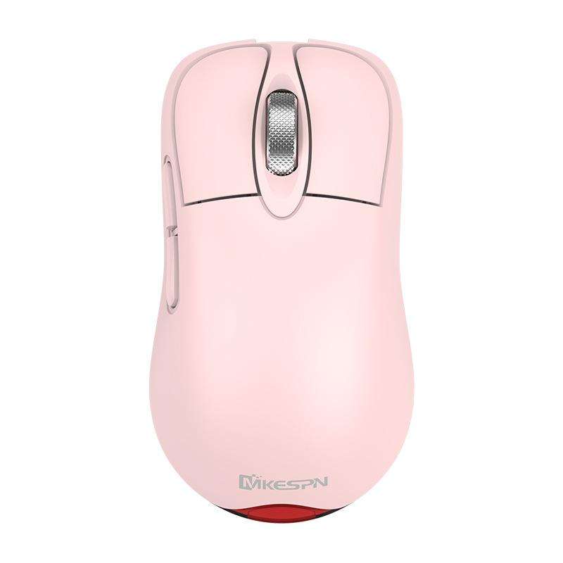 MKESPN Wireless Charging Tri-Mode Wireless Gaming Mouse 24000 DPI, 6 RGB Lighting Modes, Rechargeabl