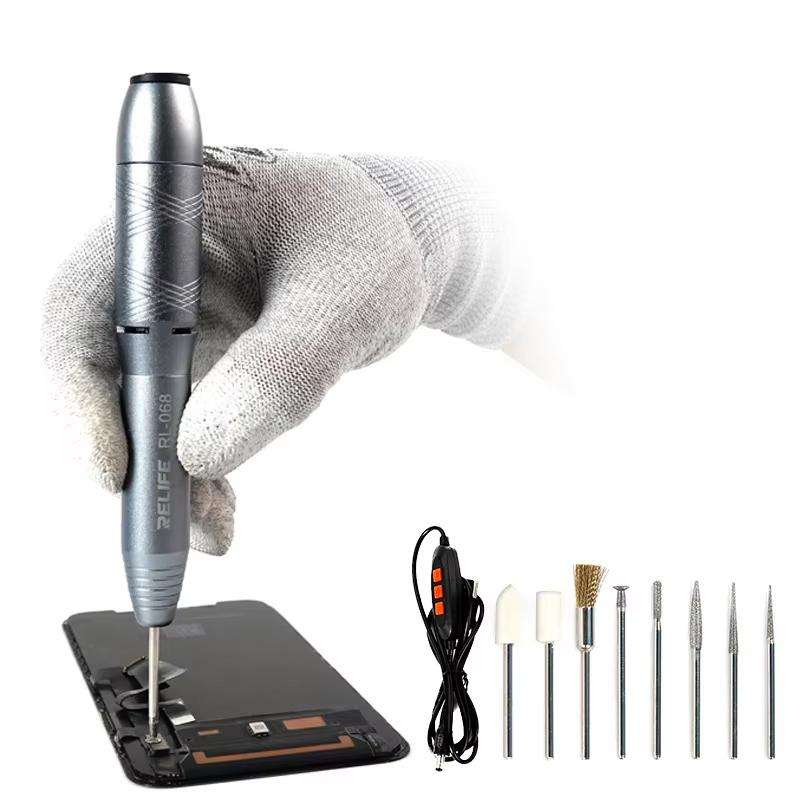 RELIFE RL-068 Speed-adjustable Handheld Grinding Pen Rust Removal Polishing Motherboard Repair Elect