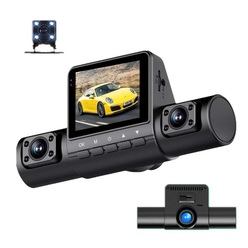 High-Definition 1080P Infrared Night Cision Parking Monitoring Driving Recorder, Specification: 4 Le